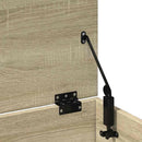 opbevaringsboks 102x35x35 cm konstrueret træ sonoma-eg