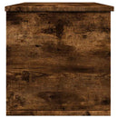 opbevaringsboks 102x35x35 cm konstrueret træ røget egetræsfarve