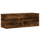 opbevaringsboks 102x35x35 cm konstrueret træ røget egetræsfarve