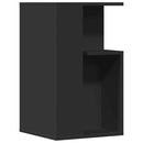 sidebord 35x35x60 cm konstrueret træ sort