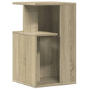 sidebord 35x35x60 cm konstrueret træ sonoma-eg