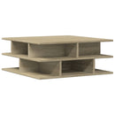 sofabord 70x70x29 cm konstrueret træ sonoma-eg