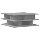 sofabord 70x70x29 cm konstrueret træ betongrå