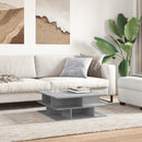 sofabord 70x70x29 cm konstrueret træ betongrå