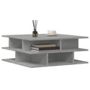 sofabord 70x70x29 cm konstrueret træ betongrå
