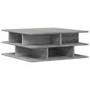 sofabord 70x70x29 cm konstrueret træ grå sonoma-eg