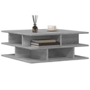 sofabord 70x70x29 cm konstrueret træ grå sonoma-eg