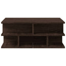 sofabord 70x70x29 cm konstrueret træ brun egetræsfarve