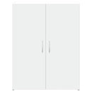 arkivskab 60x32x77,5 cm konstrueret træ hvid