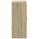 arkivskab 60x32x77,5 cm konstrueret træ sonoma-eg