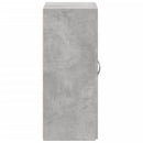 arkivskab 60x32x77,5 cm konstrueret træ betongrå