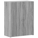 arkivskab 60x32x77,5 cm konstrueret træ grå sonoma-eg