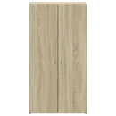 arkivskab 60x32x115 cm konstrueret træ sonoma-eg