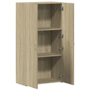arkivskab 60x32x115 cm konstrueret træ sonoma-eg
