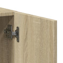 arkivskab 60x32x115 cm konstrueret træ sonoma-eg
