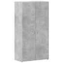 arkivskab 60x32x115 cm konstrueret træ betongrå
