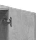 arkivskab 60x32x115 cm konstrueret træ betongrå