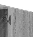 arkivskab 60x32x115 cm konstrueret træ grå sonoma-eg