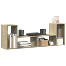 tv-borde 2 stk. 75x30x50 cm konstrueret træ sonoma-eg