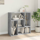 tv-borde 2 stk. 75x30x50 cm konstrueret træ betongrå