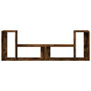 tv-borde 2 stk. 75x30x50 cm konstrueret træ røget egetræsfarve