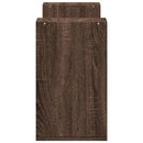 tv-borde 2 stk. 75x30x50 cm konstrueret træ brun egetræsfarve