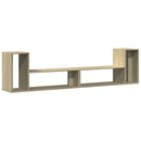 tv-borde 2 stk. 100x30x50 cm konstrueret træ sonoma-eg