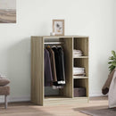tøjreol 77x48x102 cm konstrueret træ sonoma-eg