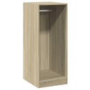 vidaXL tøjskab 48x41x102 cm konstrueret træ sonoma-eg
