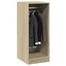 vidaXL tøjskab 48x41x102 cm konstrueret træ sonoma-eg