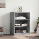 tøjreol 77x48x102 cm konstrueret træ betongrå