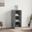 tøjskab 48x41x102 cm konstrueret træ betongrå