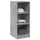 tøjskab 48x41x102 cm konstrueret træ betongrå