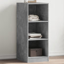 tøjskab 48x41x102 cm konstrueret træ betongrå