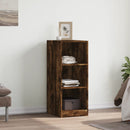 tøjskab 48x41x102 cm konstrueret træ røget egetræsfarve