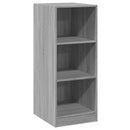 tøjskab 48x41x102 cm konstrueret træ grå sonoma-eg
