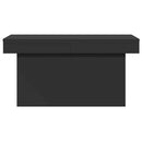 sofabord 80x55x40 cm konstrueret træ sort