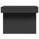 sofabord 80x55x40 cm konstrueret træ sort