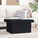 sofabord 80x55x40 cm konstrueret træ sort