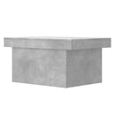 sofabord 80x55x40 cm konstrueret træ betongrå