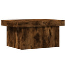 sofabord 80x55x40 cm konstrueret træ røget egetræsfarve