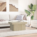 sofabord 100x55x40 cm konstrueret træ sonoma-eg