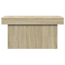sofabord 100x55x40 cm konstrueret træ sonoma-eg