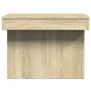sofabord 100x55x40 cm konstrueret træ sonoma-eg