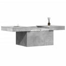 sofabord 100x55x40 cm konstrueret træ betongrå
