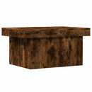 sofabord 100x55x40 cm konstrueret træ røget egetræsfarve