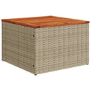 sofasæt til haven 12 dele med hynder polyrattan beige