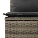 sofasæt til haven 8 dele med hynder polyrattan grå