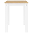 spisebord PANAMA 112x60x75 cm massivt fyrretræ hvid