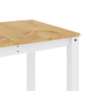 spisebord PANAMA 160x80x75 cm massivt fyrretræ grå